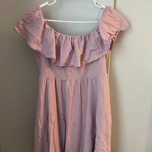 Francescas off the shoulder mini dress